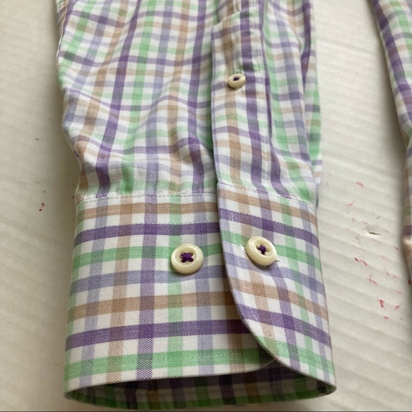 Peter Millar Men's 100% Cotton Long Sleeve Button Down Sport Shirt Size … - Picture 15 of 16